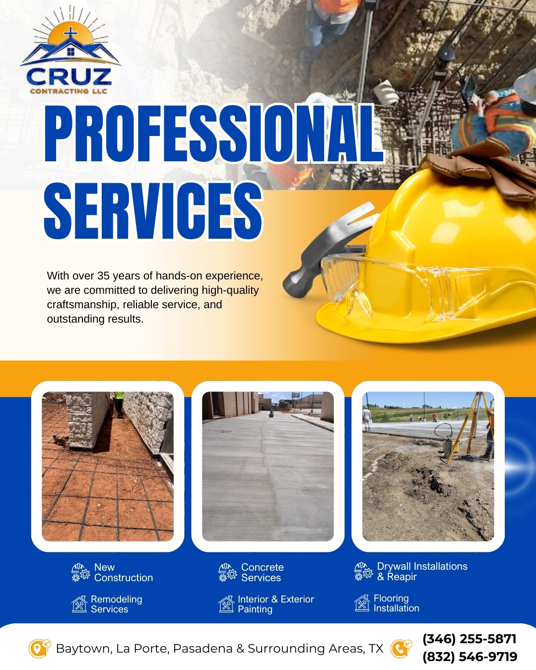 FlyerPopup Cruz Contracting